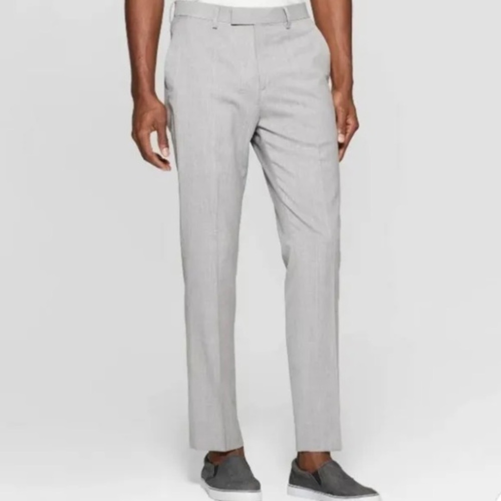 GoodFellow &‎ Co Jet Gray Slim Fit Dress Pants